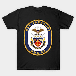 USS Farragut  (DDG - 99) wo Txt T-Shirt